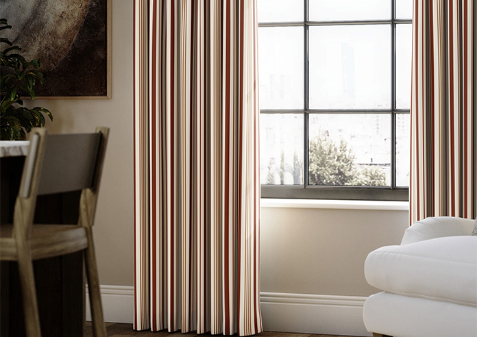 The British Stripe Co. George, Teignbridge No.1 - Made to Measure Curtains - Image 5